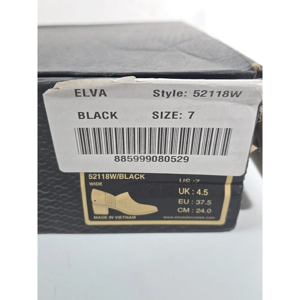 Shoes for Crews Elva women’s black non-slip dress work boots